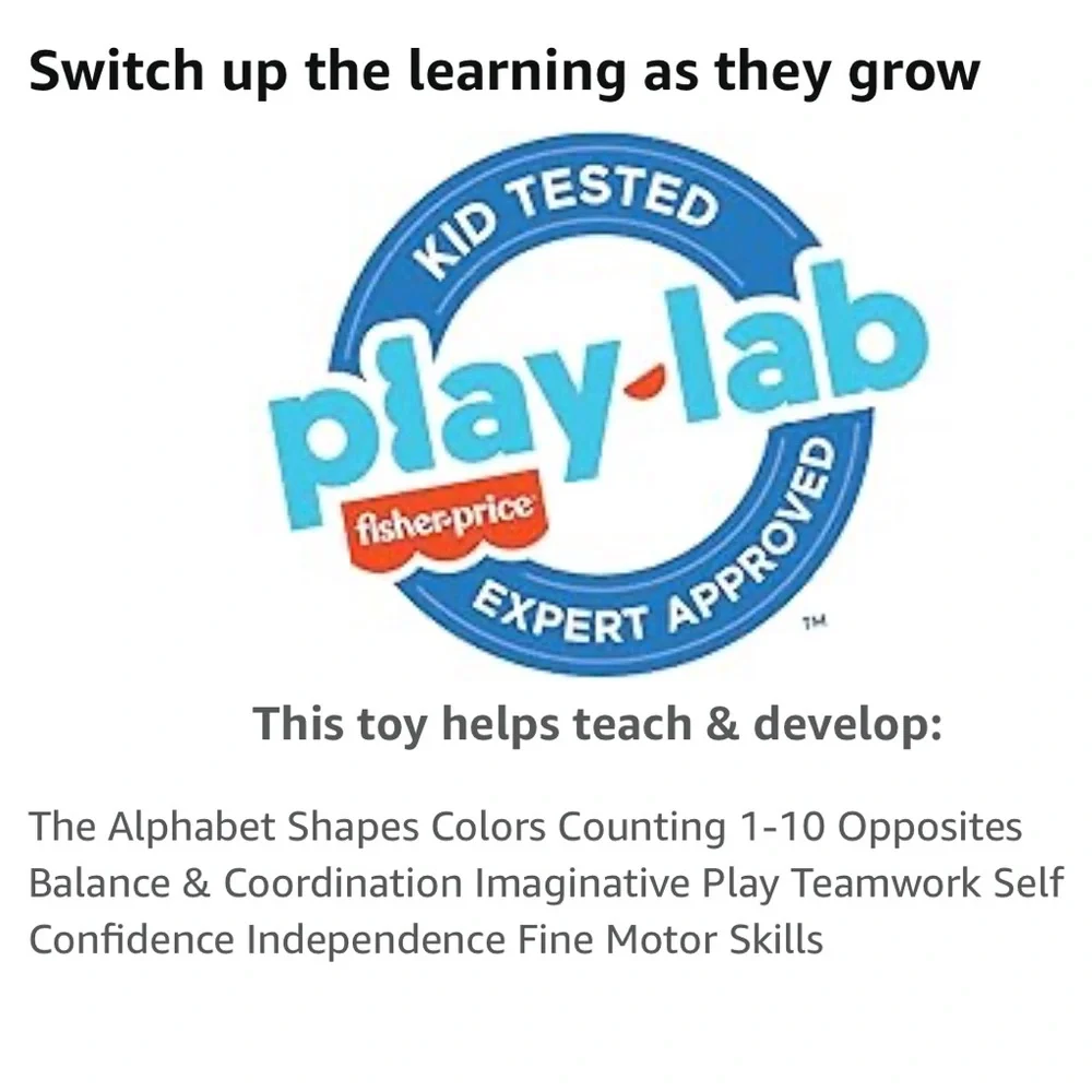 UGC Fisher-Price Laugh & Learn Toddler Learning Toy, 4-in-1 Game heavy ship item - Picture 8 of 9